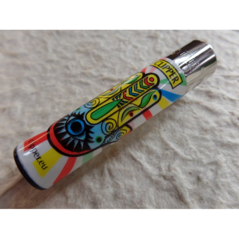 Briquet khamsa mandala rayures colorées