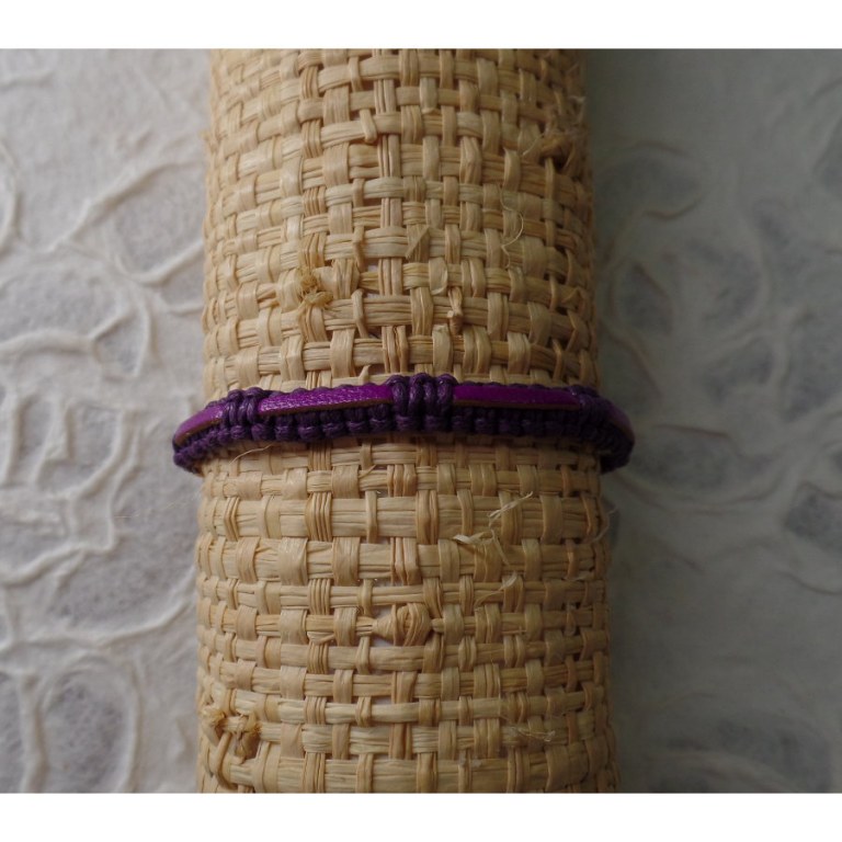 Bracelet color cassis