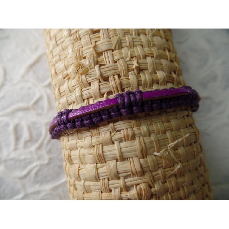 Bracelet color cassis