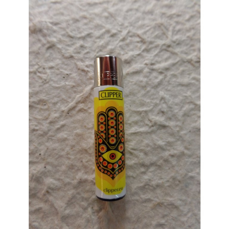 Briquet khamsa mandala jaune