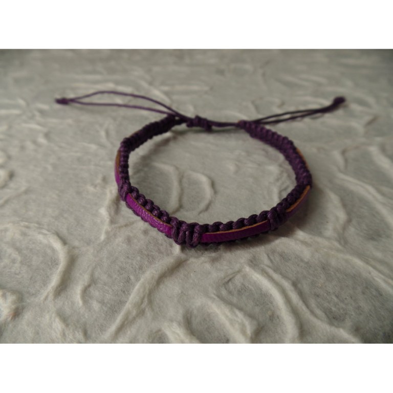 Bracelet color cassis