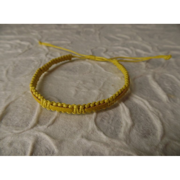 Bracelet color citron