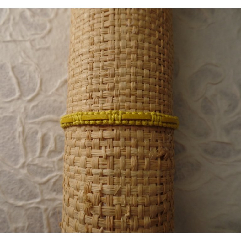 Bracelet color citron