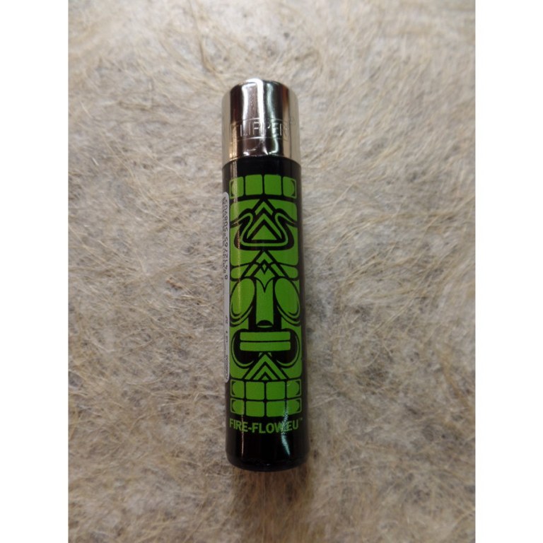 Briquet vert tiki