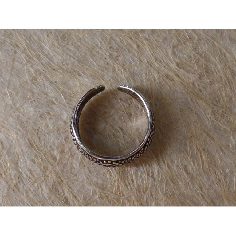 Bague orteil yin yang