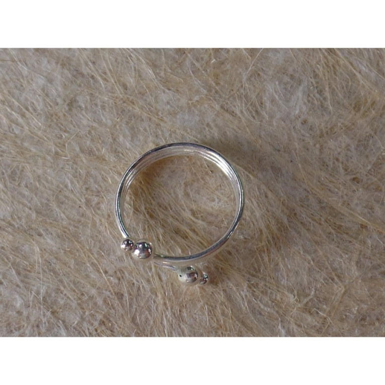 Bague de pied 3 spires 4 mini perles