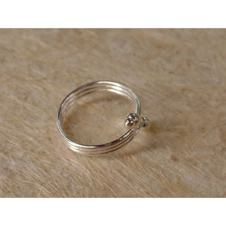 Bague de pied 3 spires 4 mini perles