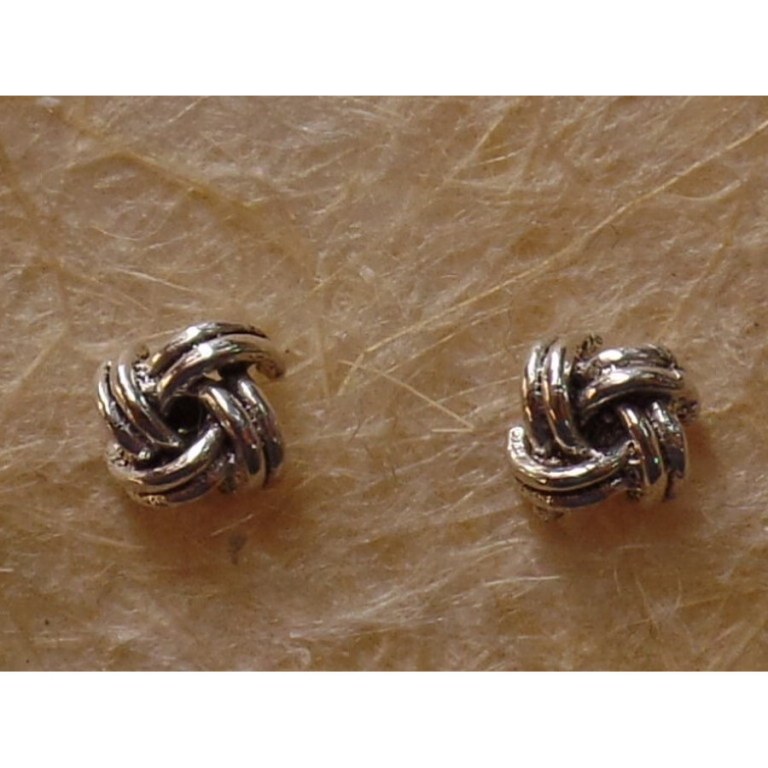 Clous d'oreilles boucle 2 fils