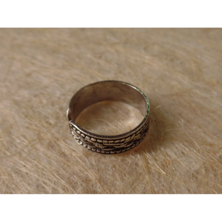 Bague orteil motif maillon