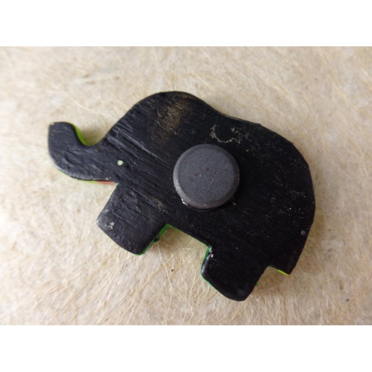 Magnet éléphant vert