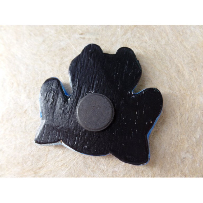 Magnet grenouille bleue