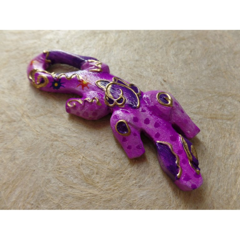 Magnet salamandre violette