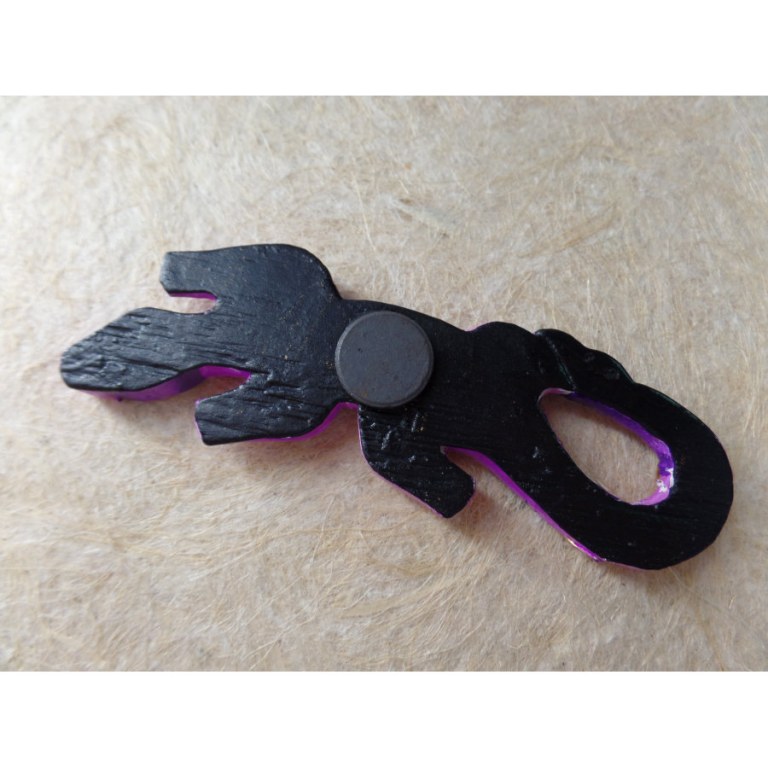 Magnet salamandre violette