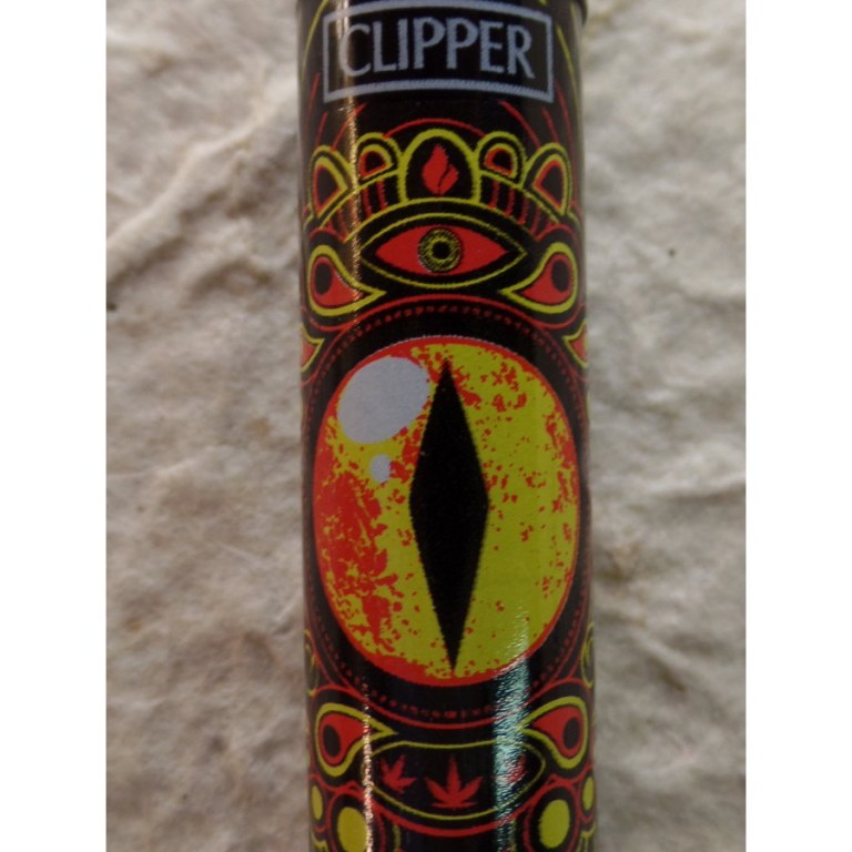 Briquet noir oeil jaune