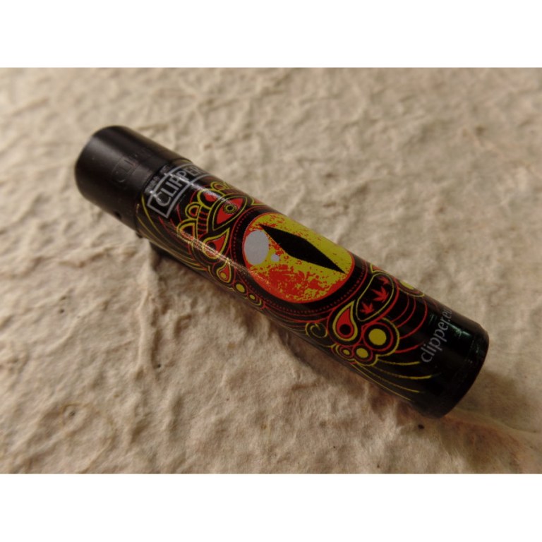 Briquet noir oeil jaune