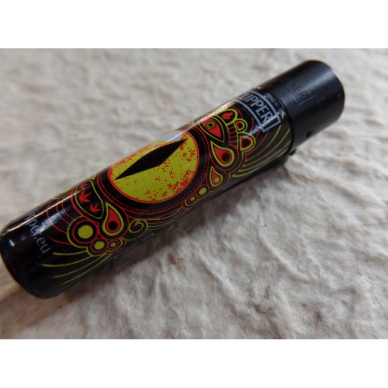 Briquet noir oeil jaune
