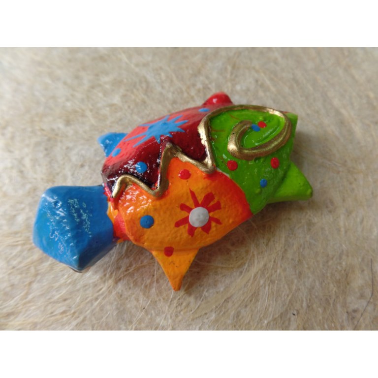 Magnet tortue multicolore