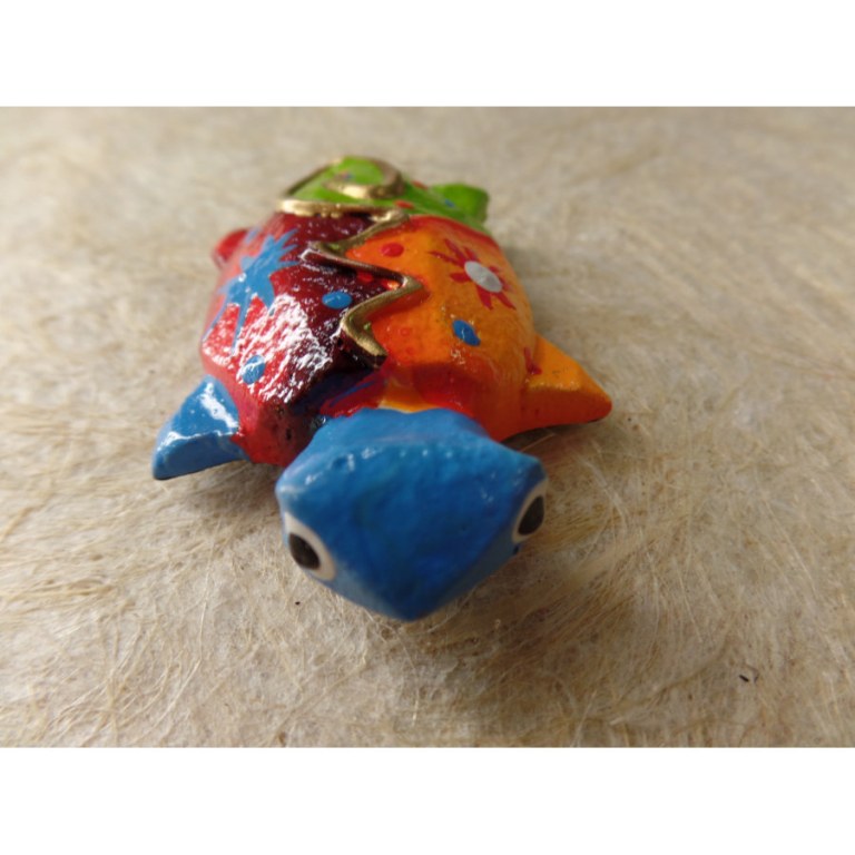 Magnet tortue multicolore