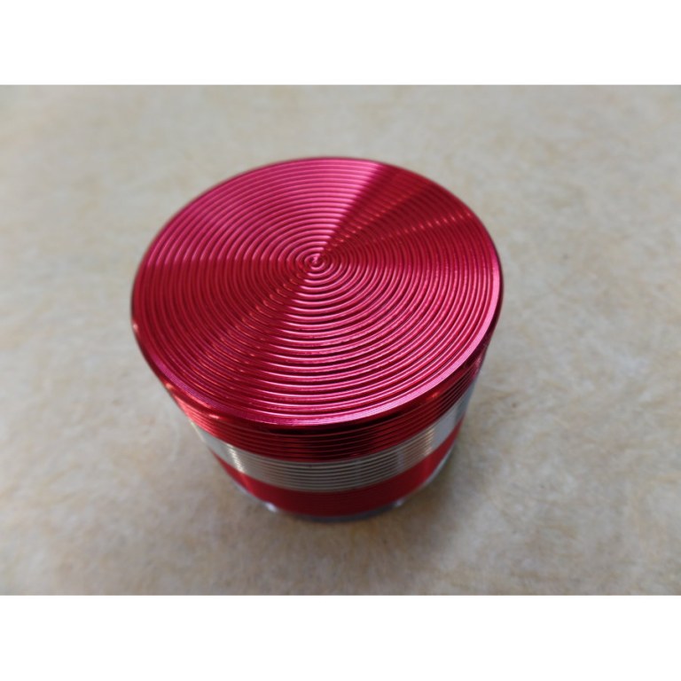 Grinder gris bandeau rouge