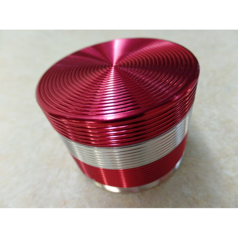 Grinder gris bandeau rouge