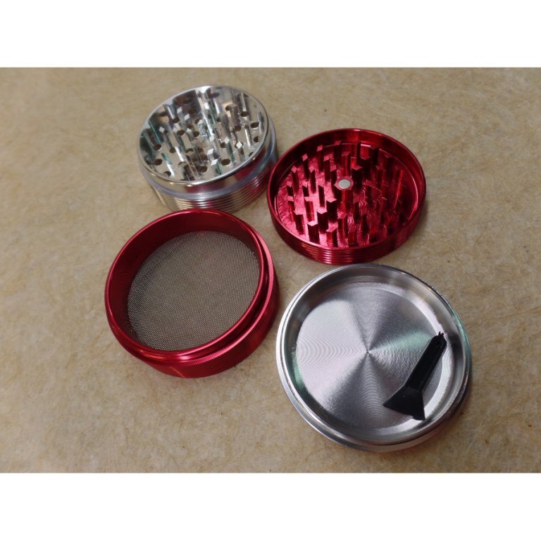 Grinder gris bandeau rouge