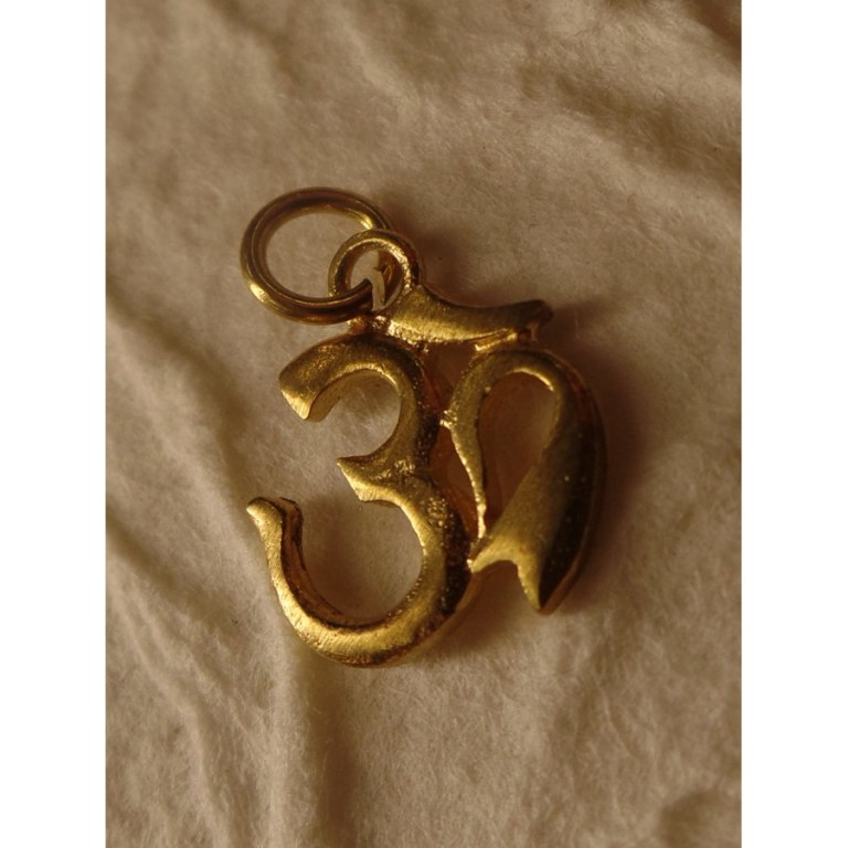 Pendentif petit Aum doré