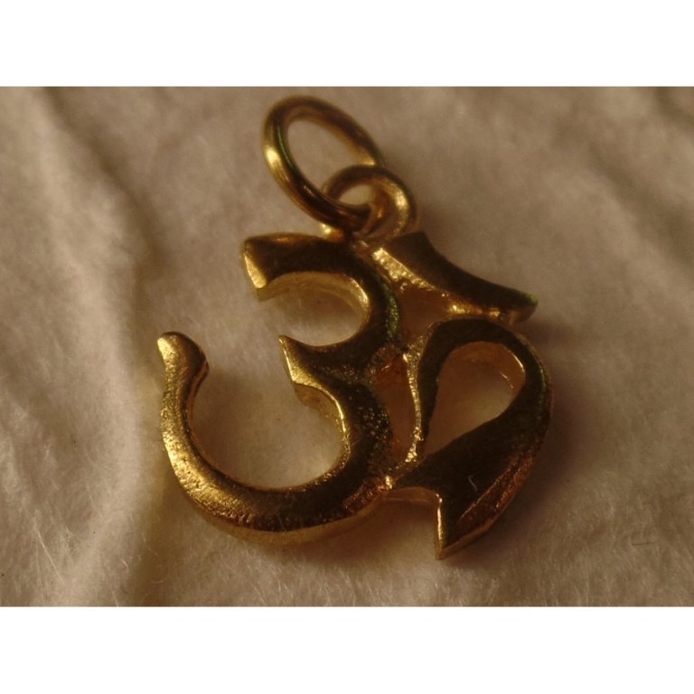 Pendentif petit Aum doré