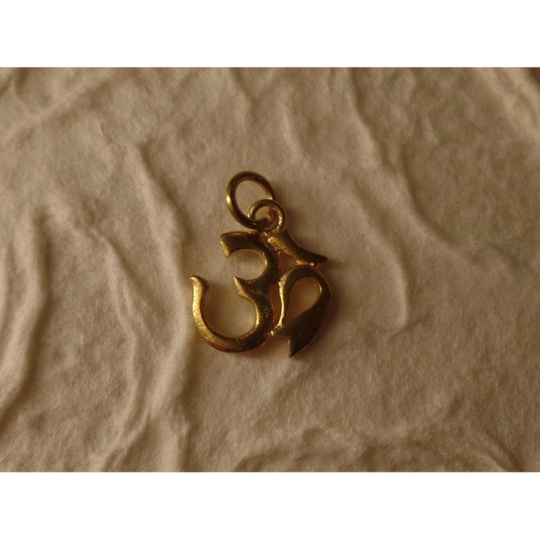 Pendentif petit Aum doré