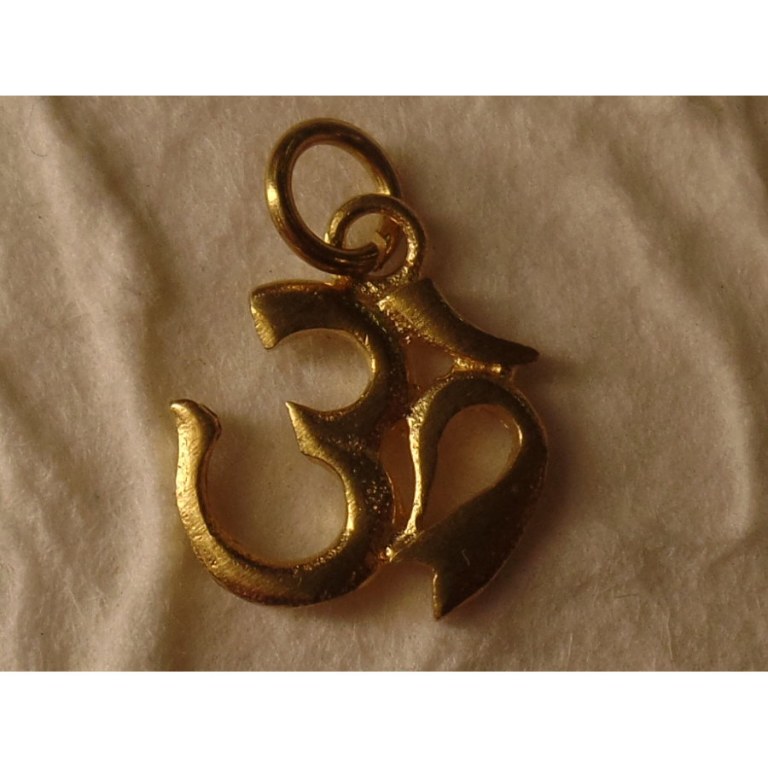 Pendentif petit Aum doré