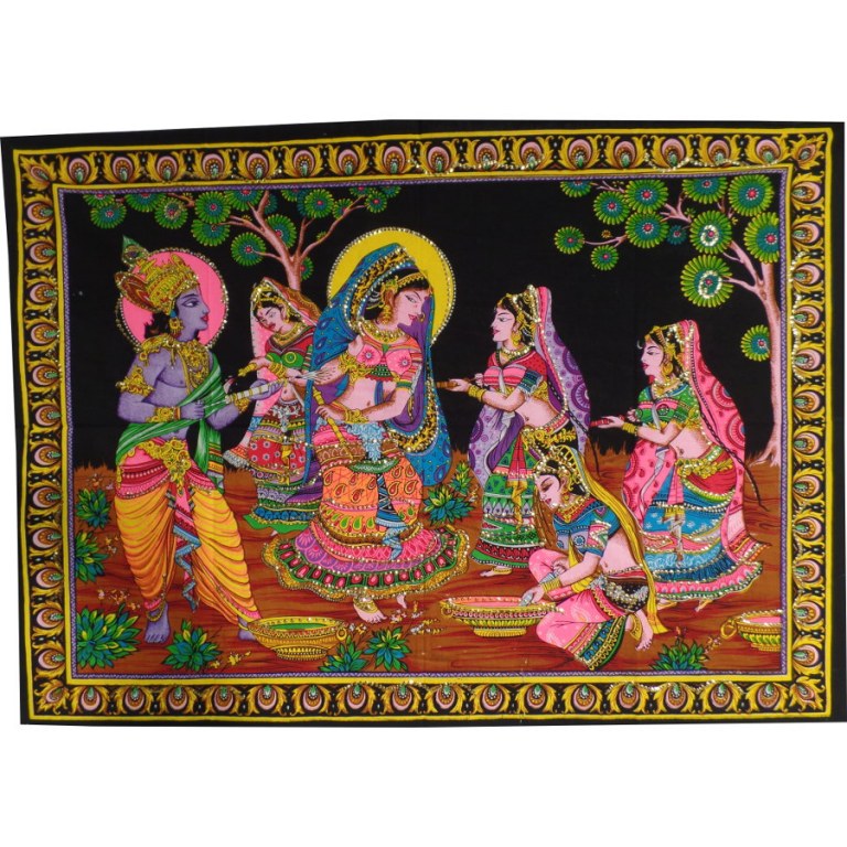 Petite tenture la fête indienne