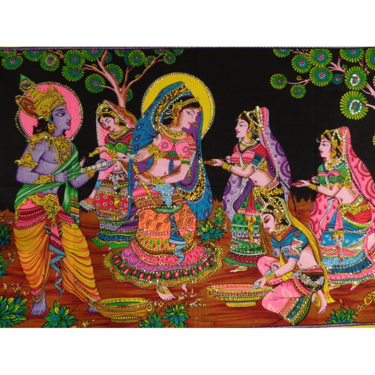 Petite tenture la fête indienne
