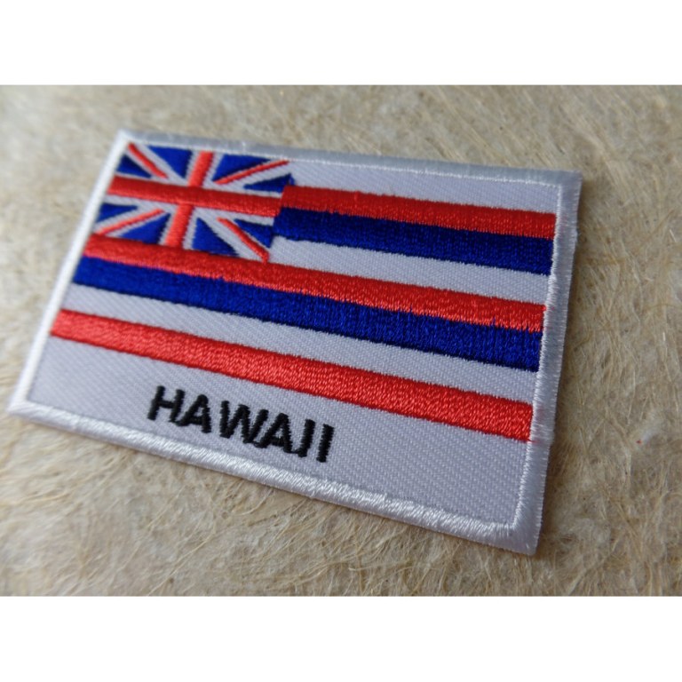 Ecusson drapeau d'Hawaï