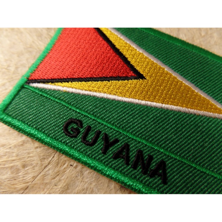 Ecusson drapeau Guyana