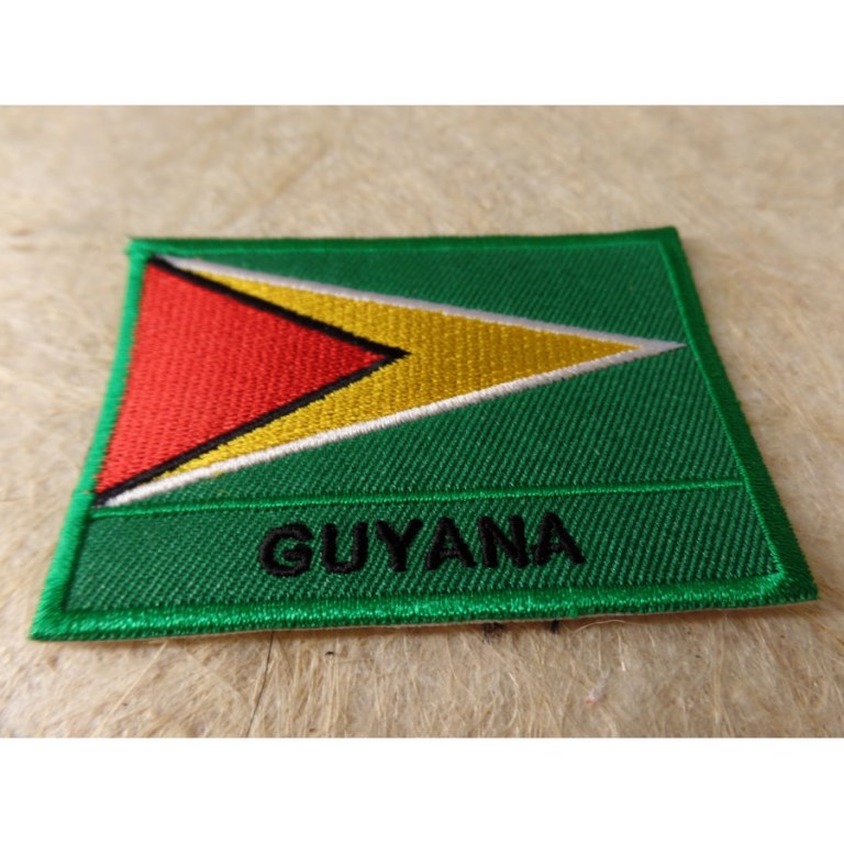 Ecusson drapeau Guyana