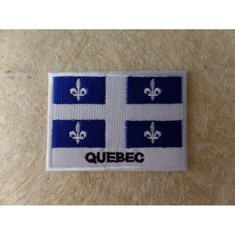 Ecusson drapeau du Québec