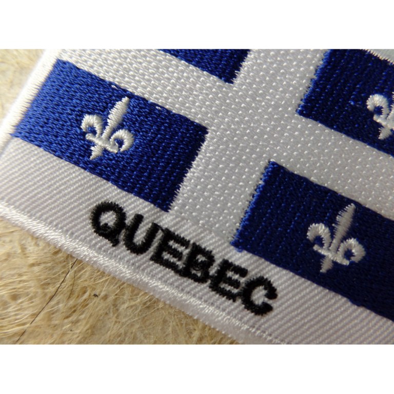 Ecusson drapeau du Québec