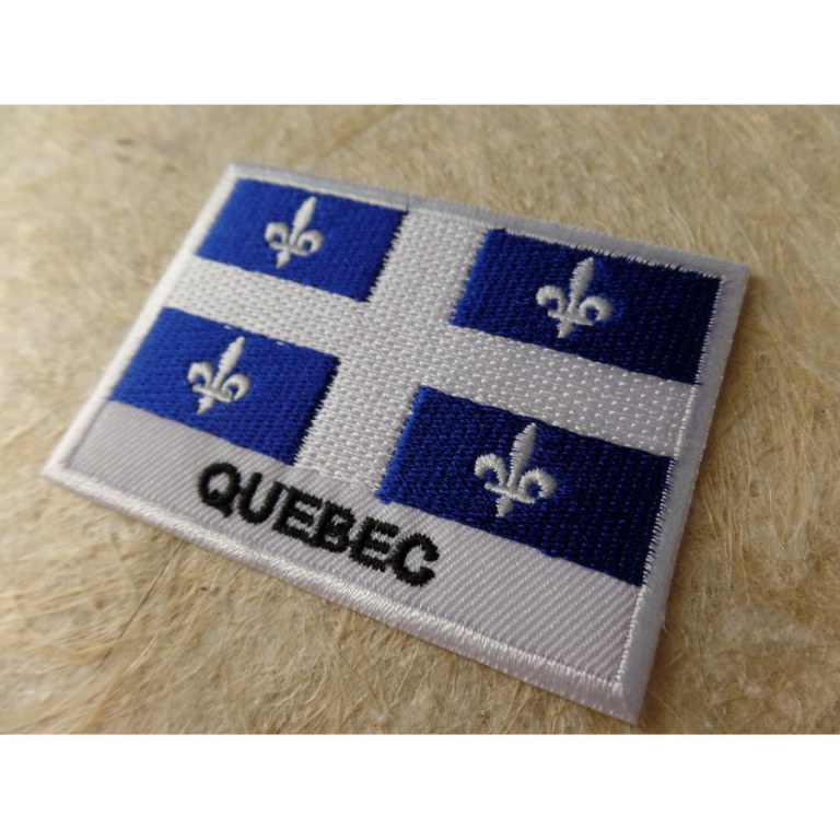 Ecusson drapeau du Québec