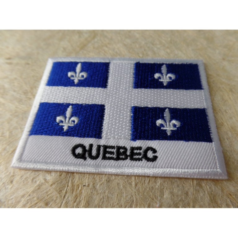 Ecusson drapeau du Québec