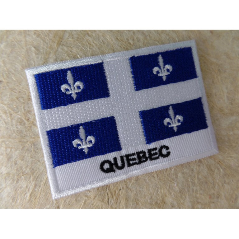 Ecusson drapeau du Québec