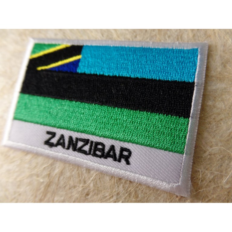 Ecusson drapeau Zanzibar