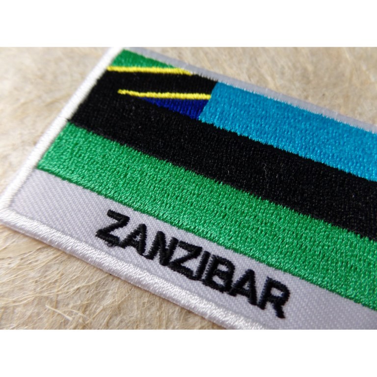 Ecusson drapeau Zanzibar