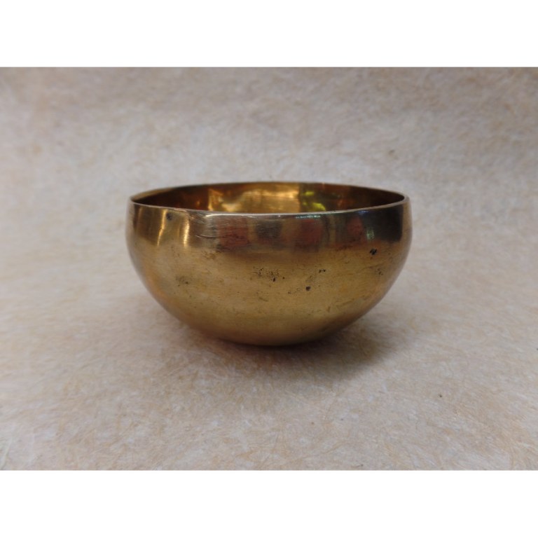 Bol chantant doré uni 2