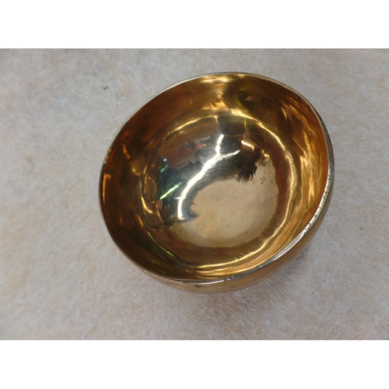 Bol chantant doré uni 2