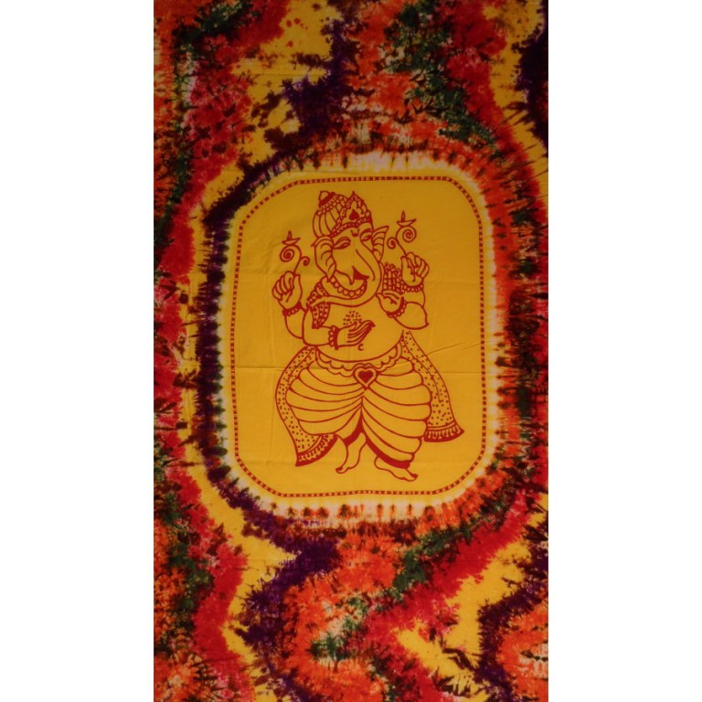 Tenture maxi multicolore Ganesh 