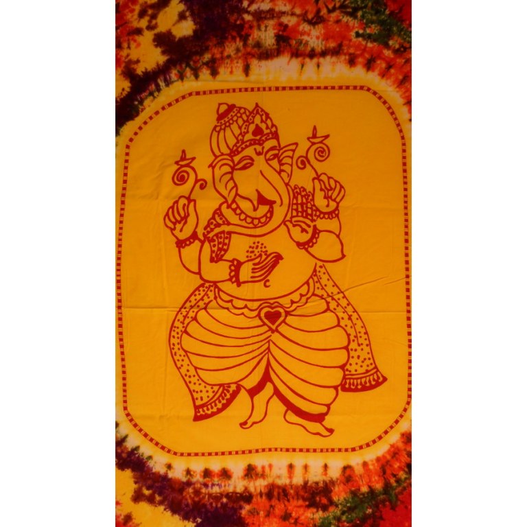 Tenture maxi multicolore Ganesh 