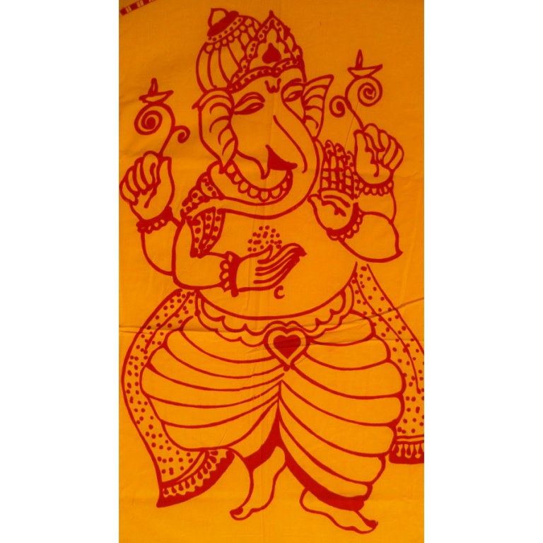 Tenture maxi multicolore Ganesh 