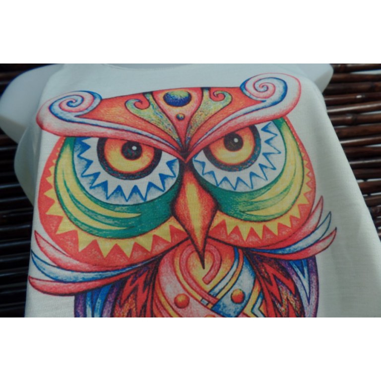 Débardeur femme hibou color