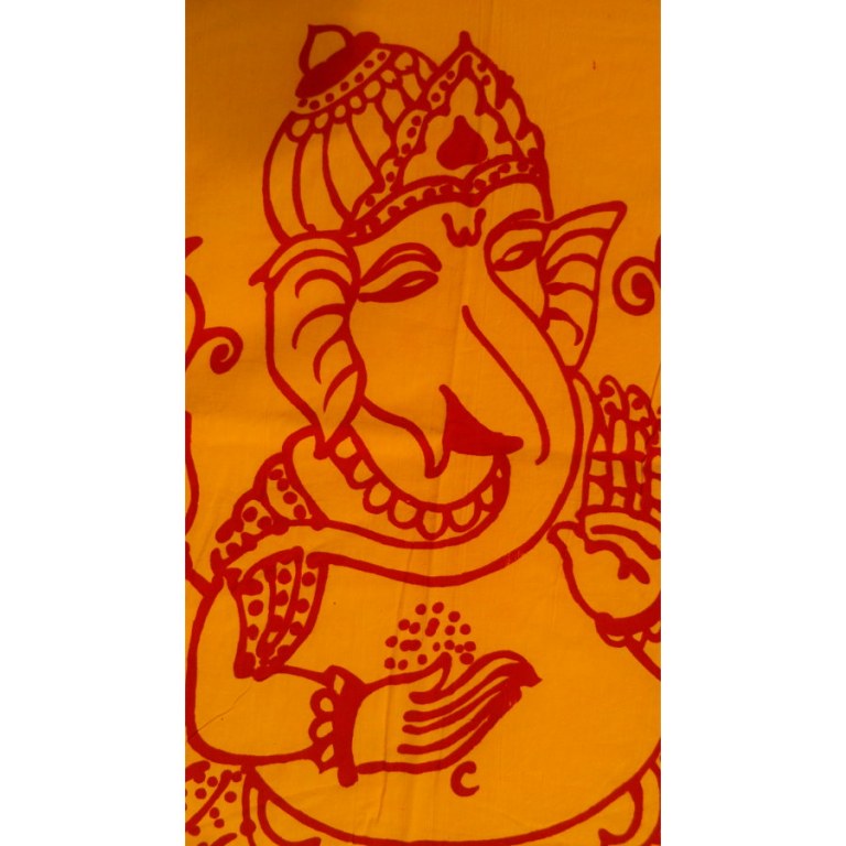 Tenture maxi multicolore Ganesh 