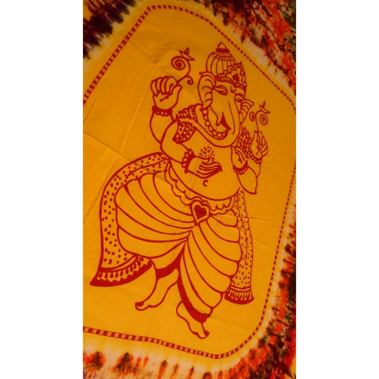 Tenture maxi multicolore Ganesh 