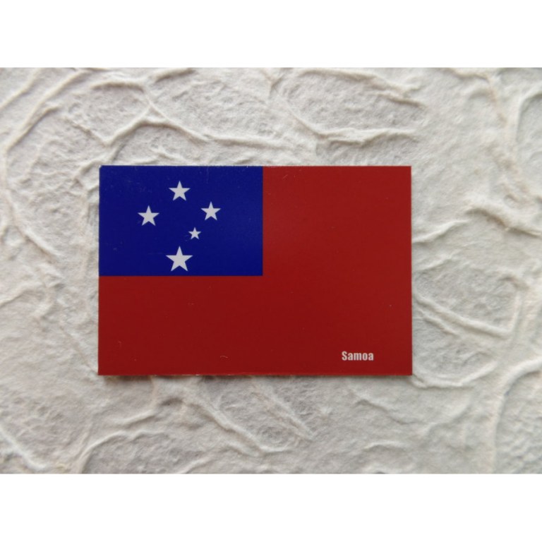 Aimant drapeau des Samoa